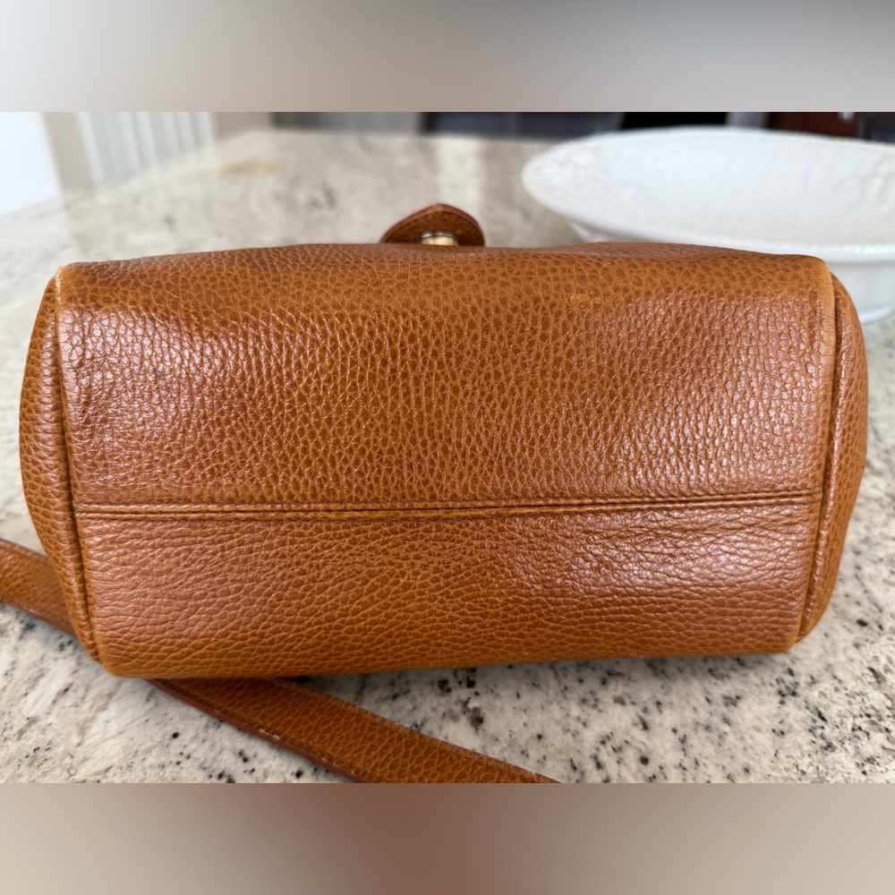 Vintage Furla Leather Purse Bag Tote Shoulder Handbag Removable Strap Classic - Picture 5 of 12